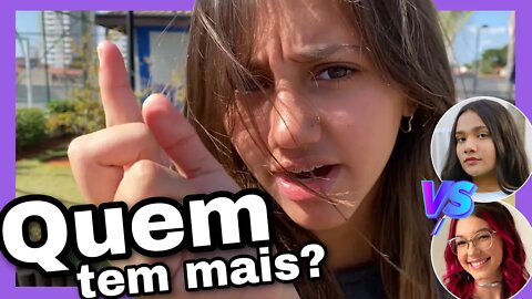 LULUCA vs JULIANA BALTAR ! 👊🏼Qual YouTubers tem mais inscritos ? 3 irmãs demais o desafio