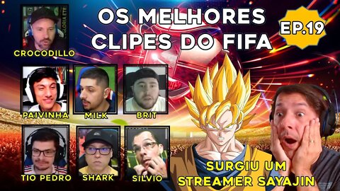 QUEM SERÁ O STREAMER SAYAJIN? PEU, ADOLFZ, BRIT, ROB, ETC: MELHORES CLIPES DO FIFA 23 - PS5 - Ep.19