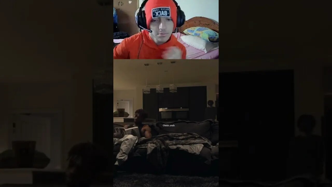 HE REACTED TO SCARLXRD & DID THIS.. 😱😳 #shorts