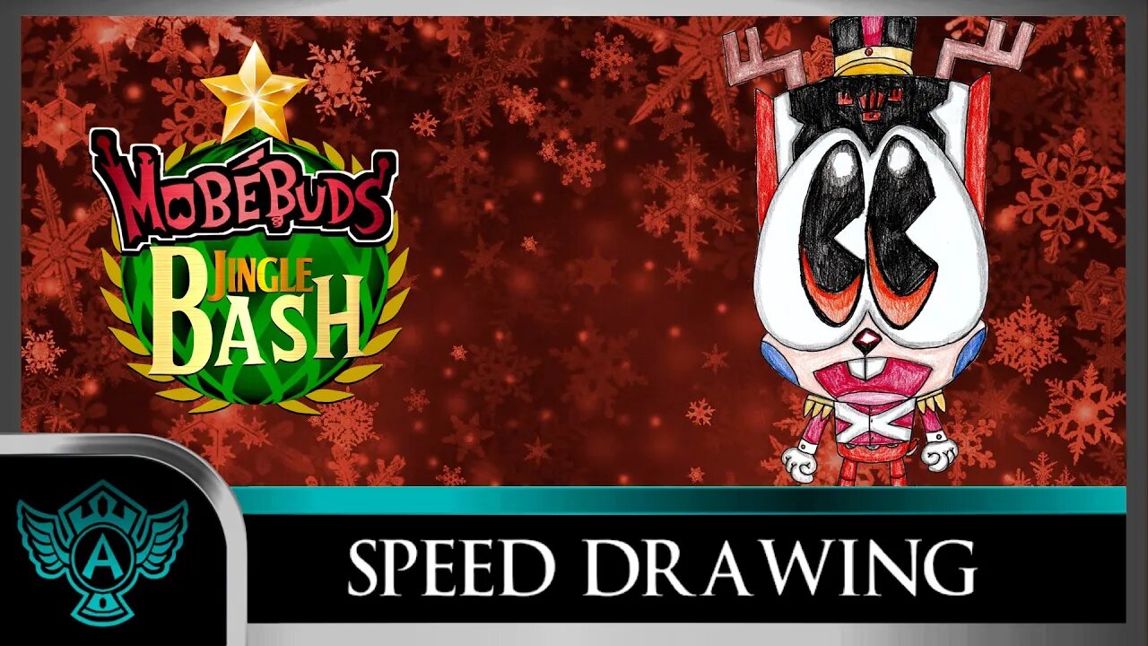 Speed Drawing: MobéBuds Jingle Bash - Nutidolph | A.T. Andrei Thomas 2022