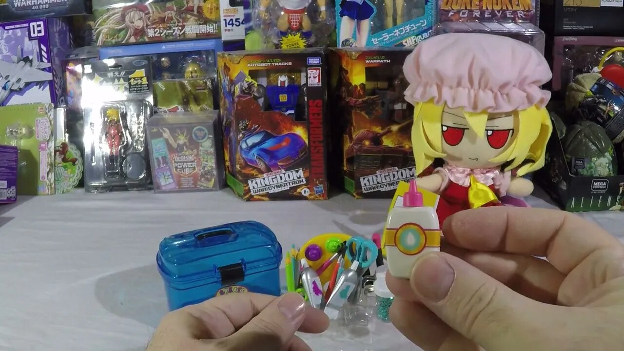 "My life as art supply play set" unboxing with Flandre