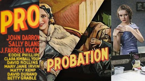 PROBATION (1932) Sally Blane, John Darrow & Betty Grable | Drama | B&W