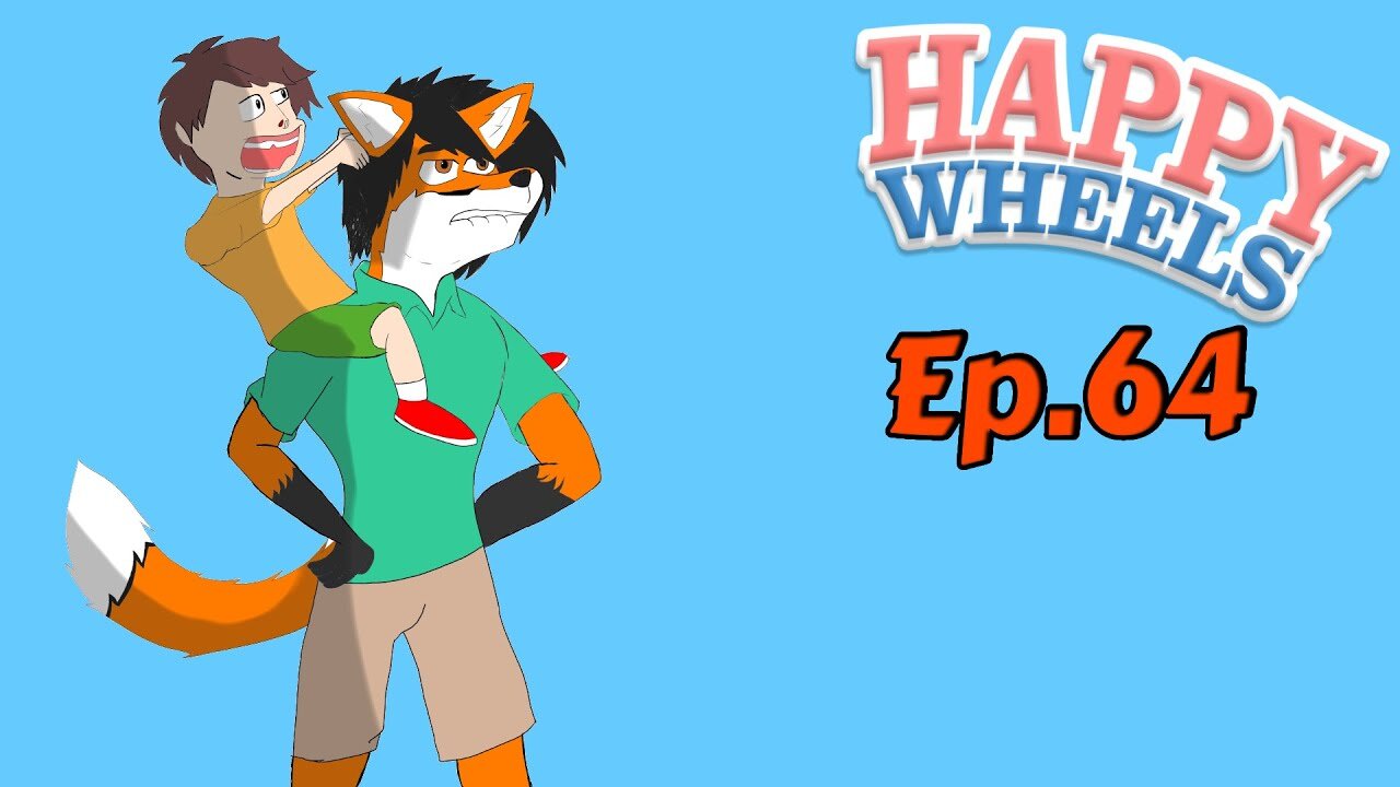 TailslyPlays Happy Wheels[Ep.64]never take a drugs from the old man.