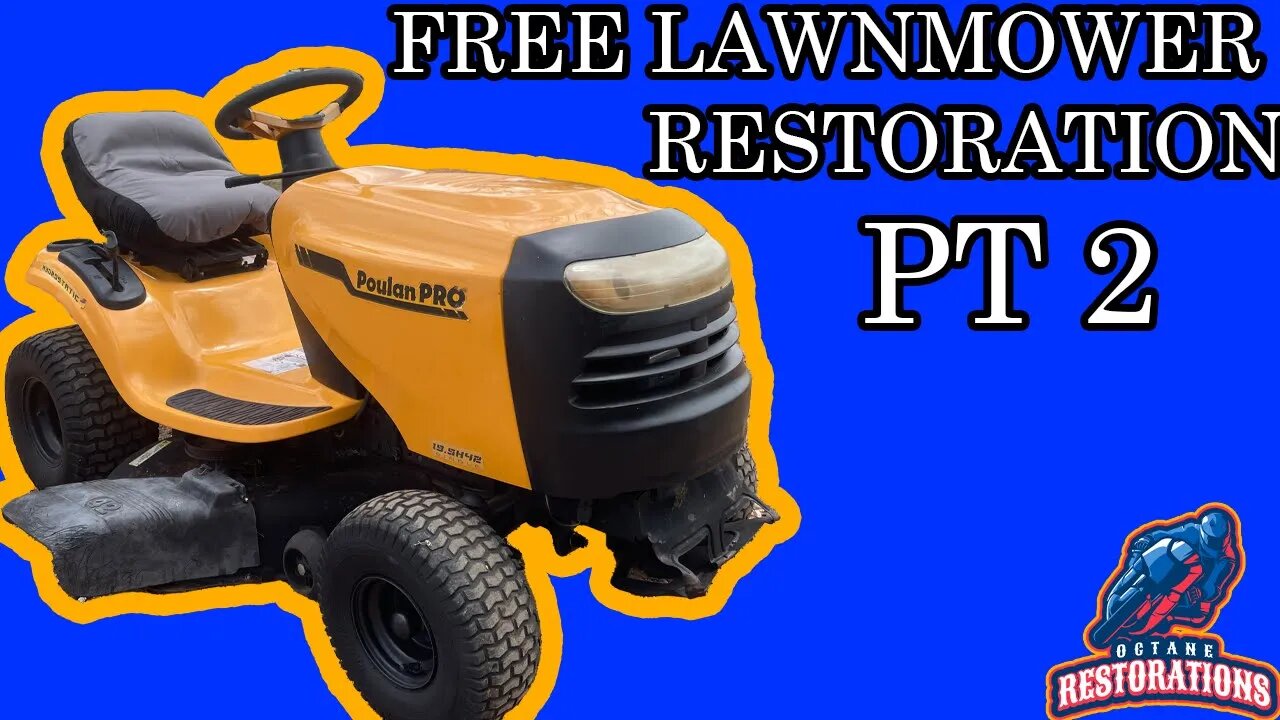 Can We Fix This FREE Riding Lawn mowers Hydro-Locked Engine? (Poulan Pro Restoration Pt 2)