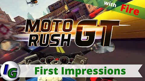 Moto Rush GT First Impression Gameplay on Xbox with Fire