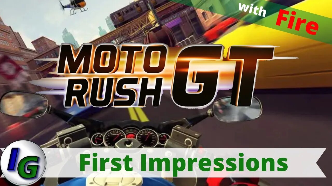 Moto Rush GT First Impression Gameplay on Xbox with Fire