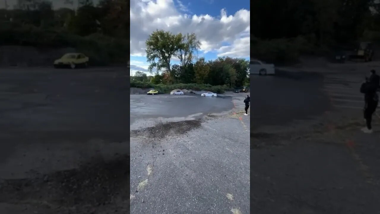 3 car tandem on a skidpad?