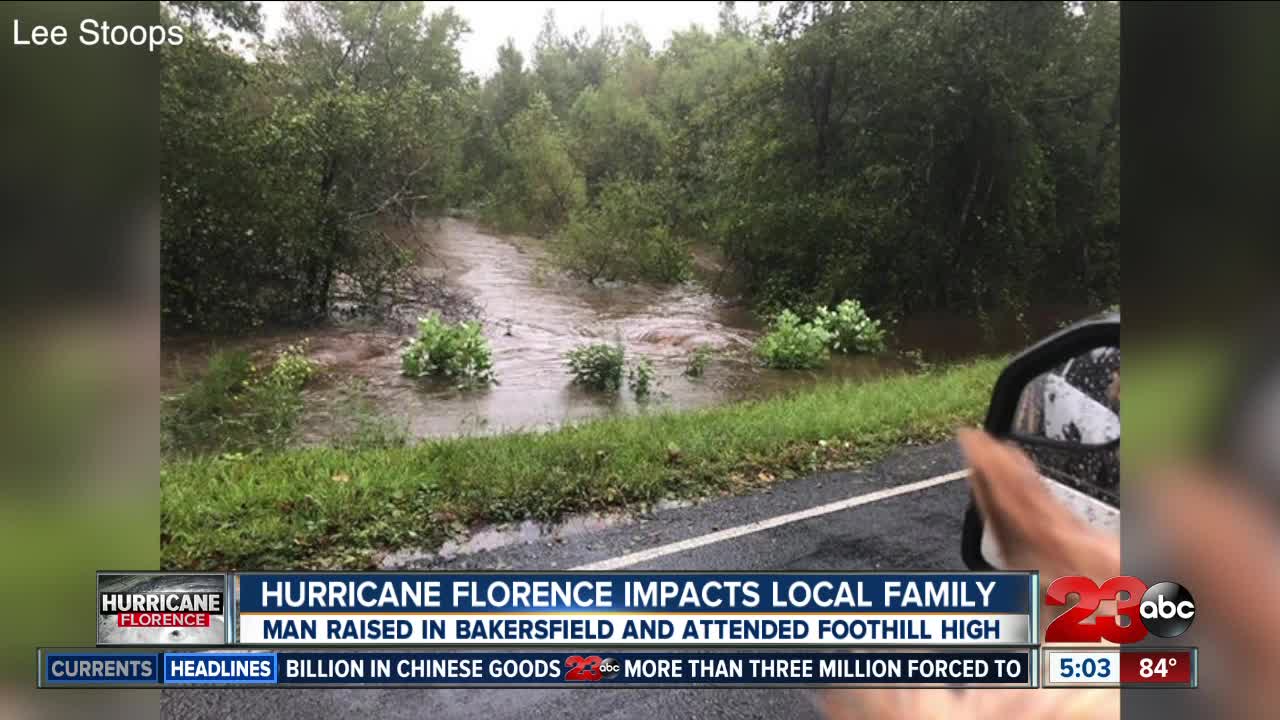 Hurricane Florence impacts local family