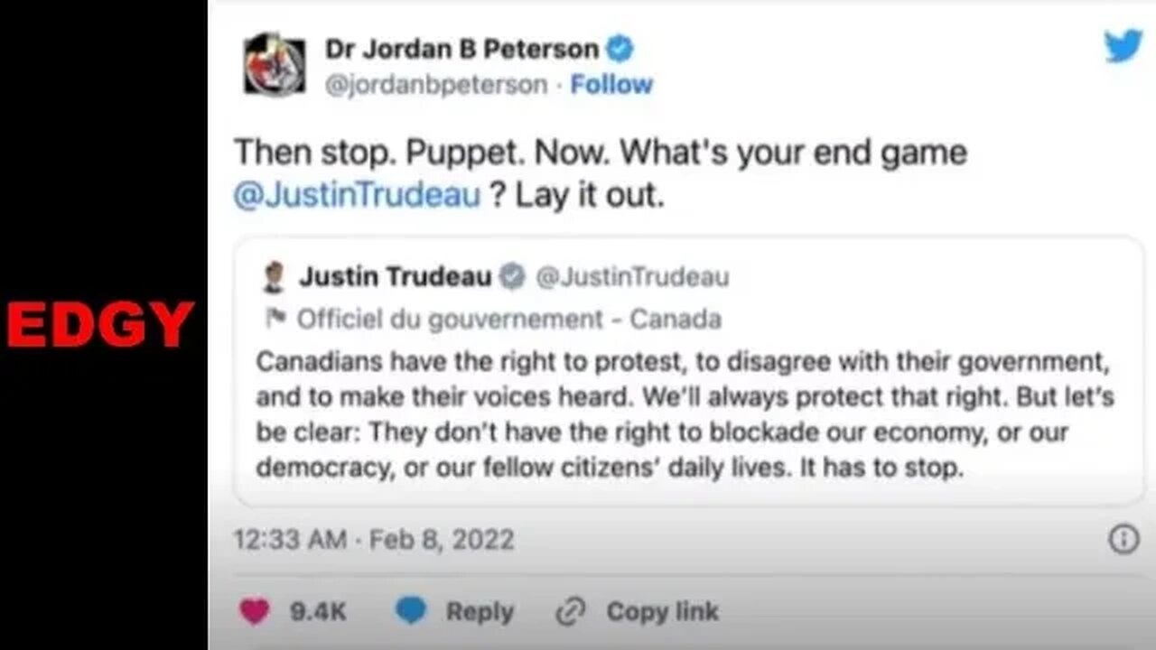Being Edgy On Twitter Is Why Peterson Is Getting Re-Educated