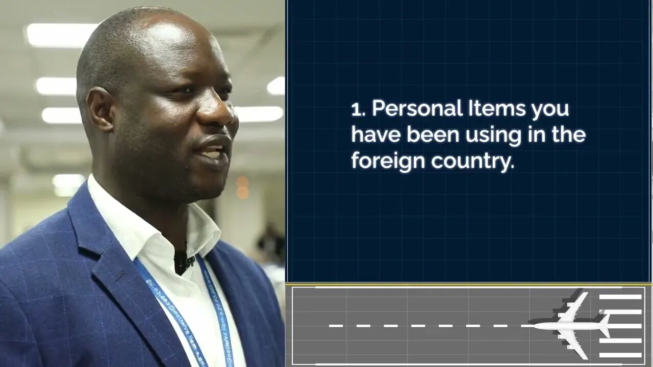 Are items for 𝗽𝗲𝗿𝘀𝗼𝗻𝗮𝗹 𝘂𝘀𝗲 subject to tax upon arrival at Entebbe Int'l Airport?
