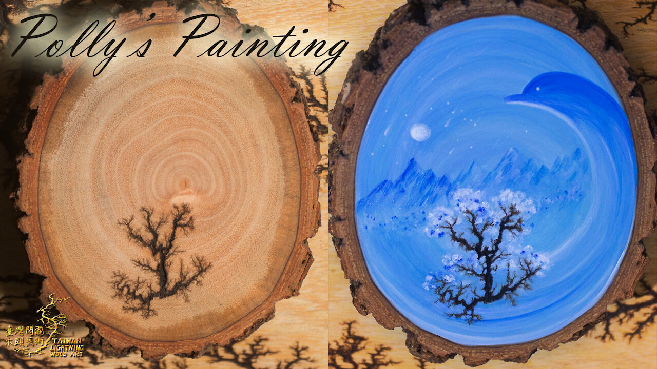 Lichtenberg with Acrylic Paint/Dolphin/Ep2