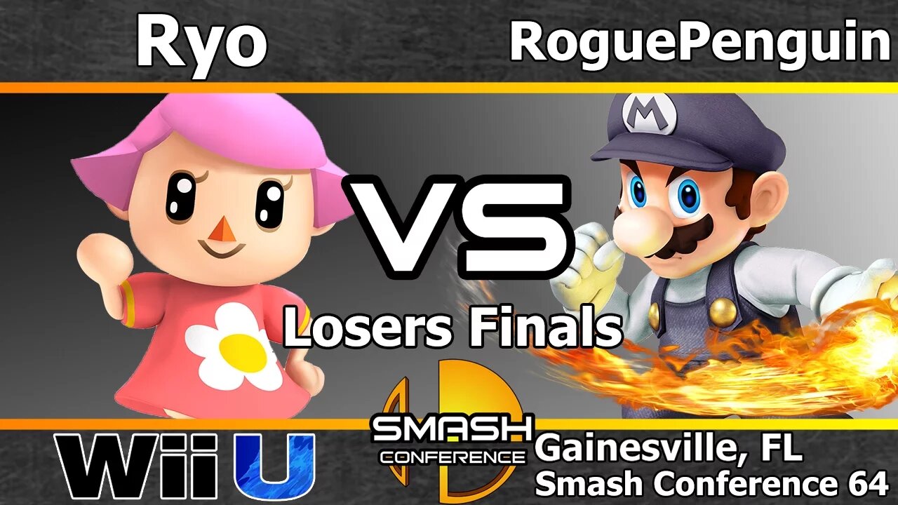 MVG|Ryo (Villager & Ike) vs. RoguePenguin (Mario) - Losers Finals - SC64