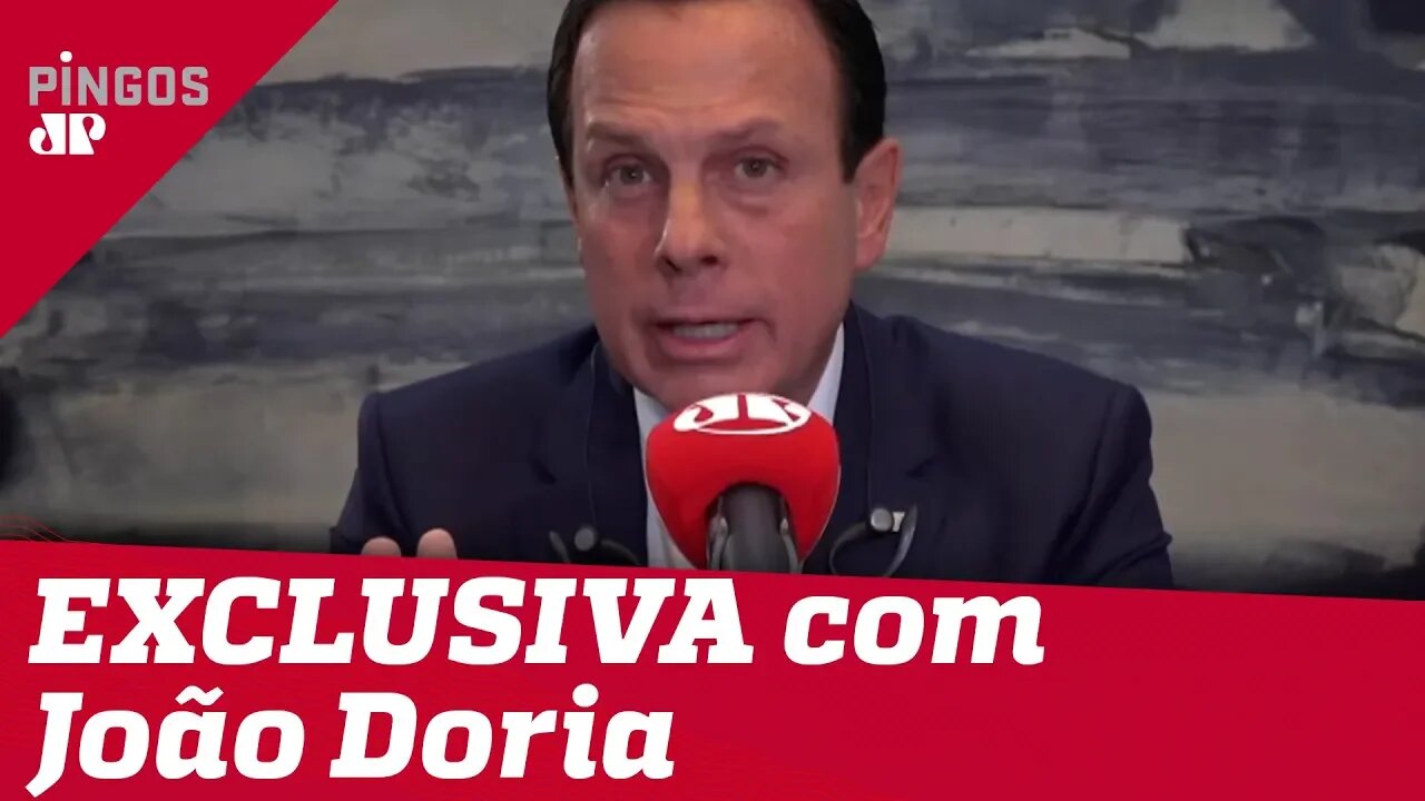 EXCLUSIVO: João Doria fala à Jovem Pan sobre combate ao coronavírus