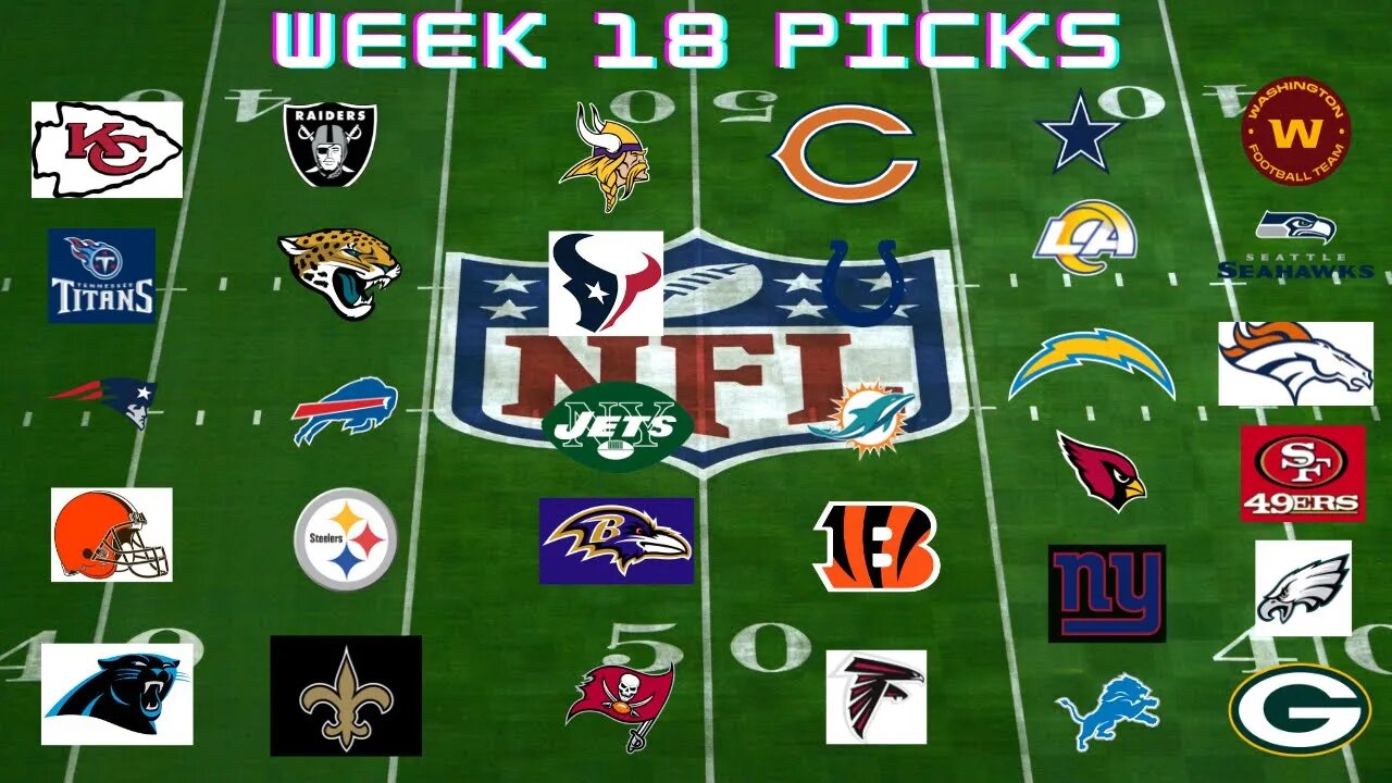 Week 18 NFL Picks- Bills, Bengals, Packers, Steelers Rise: Dolphins, Patriots, Lions are Eliminated