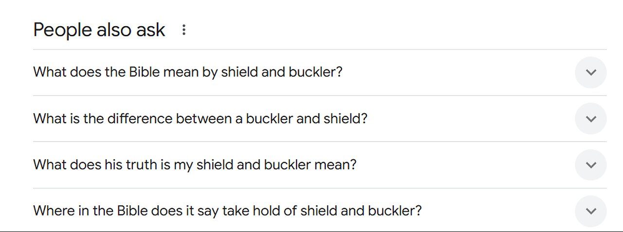 "Shield & Buckler" - Word of the Day | King James Bible Words Explained