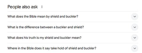 "Shield & Buckler" - Word of the Day | King James Bible Words Explained