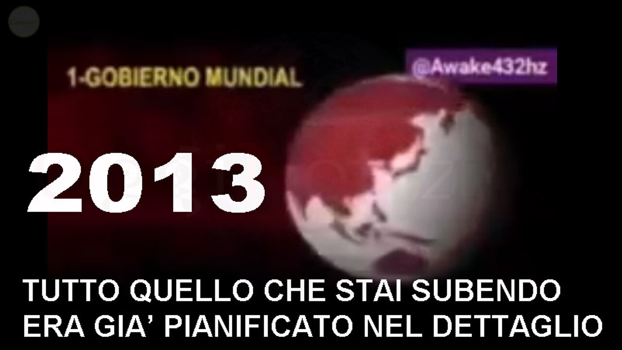 SVEGLIA GENTE PRIMA CHE SIA TROPPO TARDI