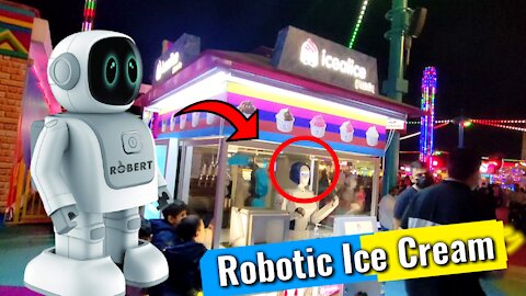 Robotic Ice cream machine dubai