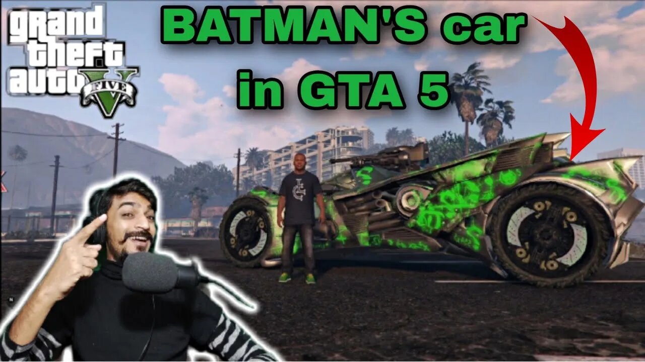 GTA 5 - How to install Batmobile Car Mod | TechnoGamerz Police Top Secret Car | Hindi | Step by Step