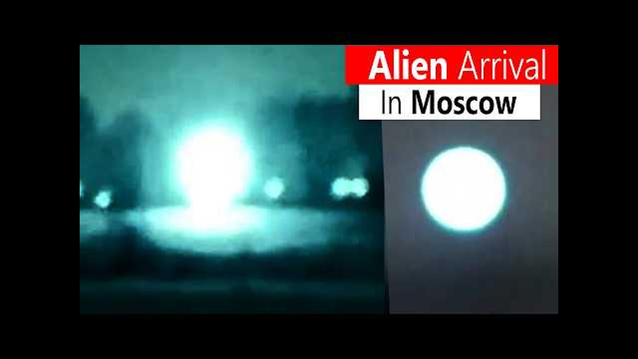 Historic Moment: UFO Lands in Moscow Russia - Caught on Camera