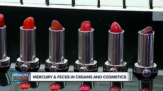 Mercury, feces in creams and cosmetics