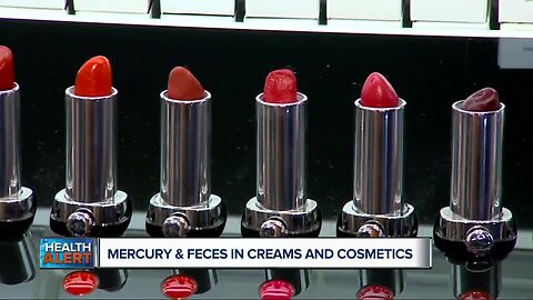 Mercury, feces in creams and cosmetics