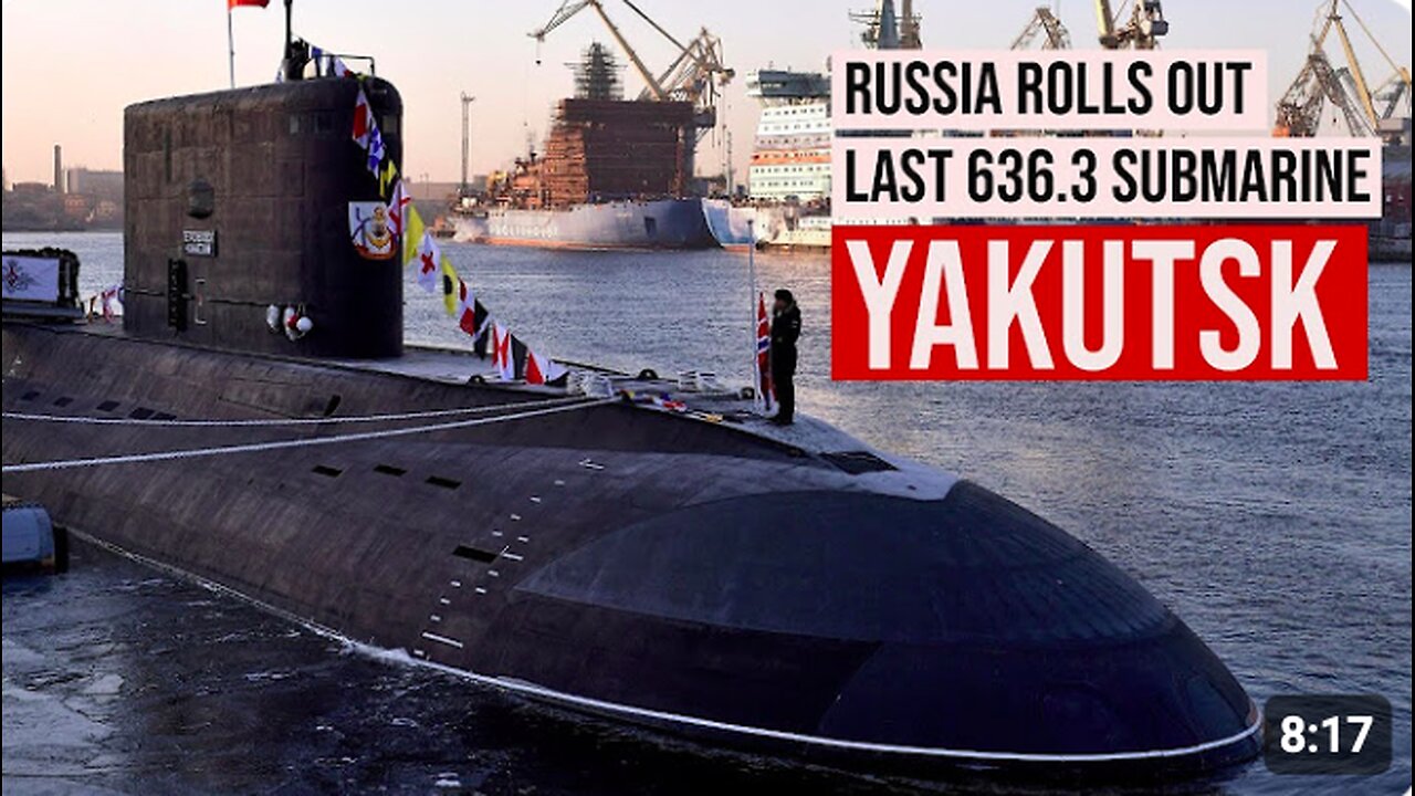 ⚓️🇷🇺 Finally! Russia rolls out last black hole submarine - The Yakutsk