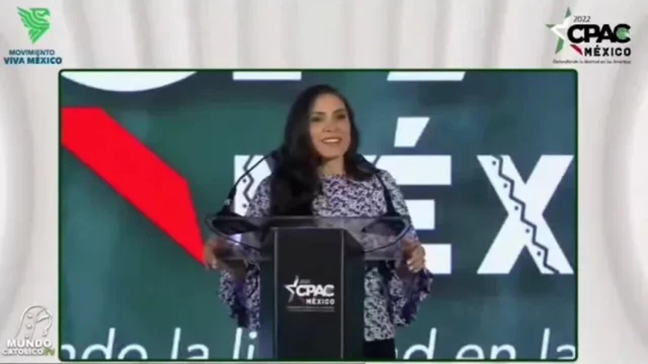 CPAC México 2022 "La Derecha en Hispanoamericana" Modera Eva Sara Landau (video de Mundo Catolico)