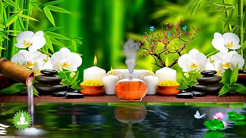 calm and relax | Beautiful piano music and water sounds | eliminate afflictions | deep sleep | Yoga