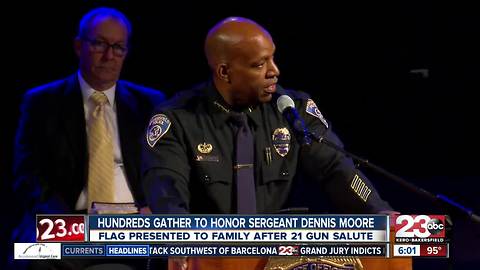 BPD Sgt. Moore's memorial service