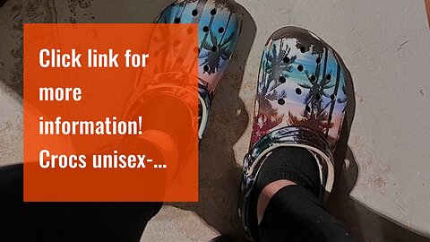 Click link for more information! Crocs unisex-adult Classic Seasonal Print Clogs