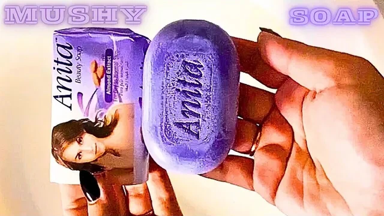 Anita Soap | Unbelievably Relaxing ASMR Soap 💜 Mushy Soap 💖 ANITA SOAP✨ Super Satisfying ASMR video