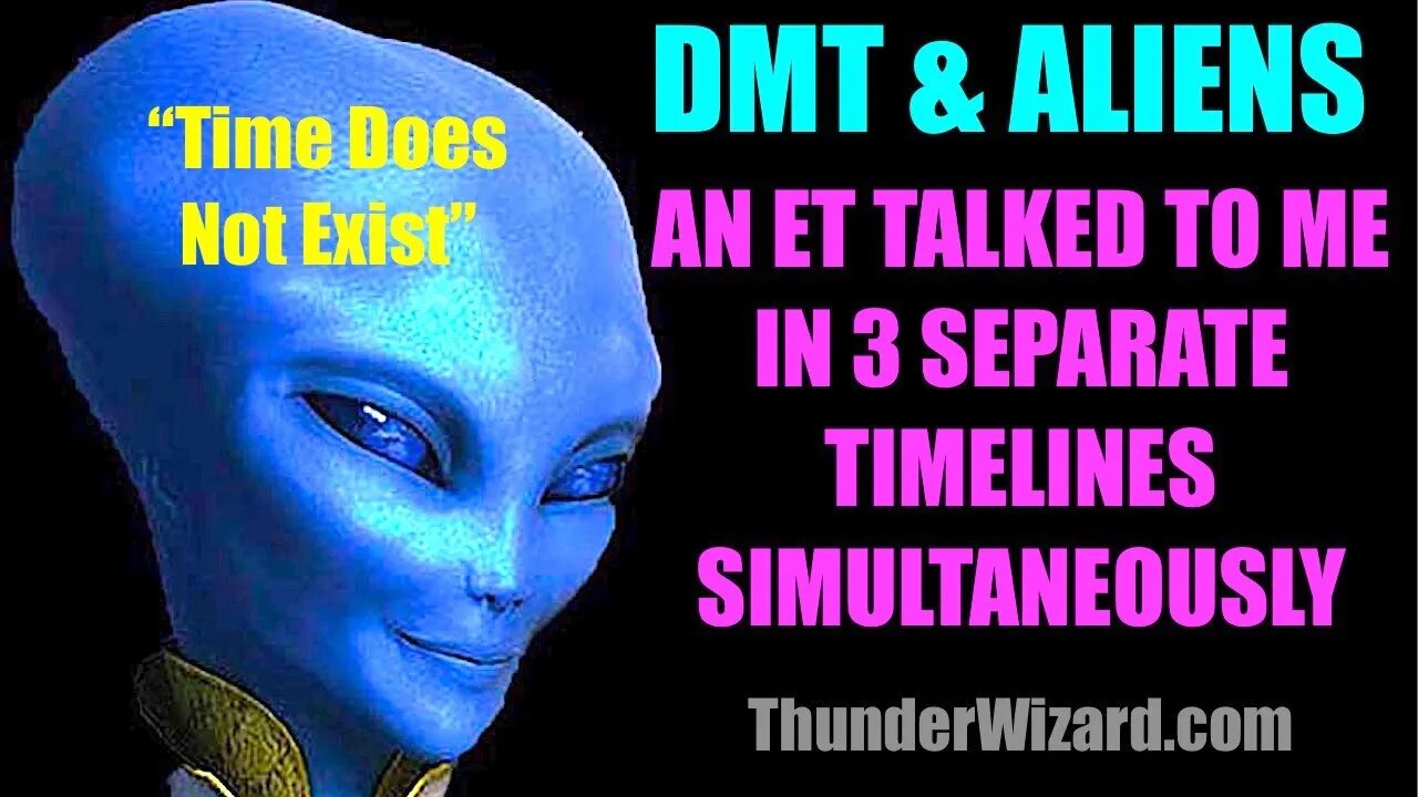 ALIENS & DMT - ET TALKS TO ME IN 3 SEPARATE TIMELINES SIMULTANEOUSLY - BROKE MY MIND