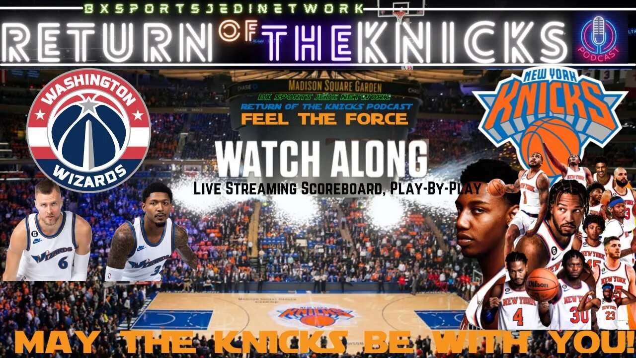 🏀 KNICKS vs WIZARDS WATCH ALONG LIVE SCOREBOARD AND PLAY BY PLAY Live with Opus