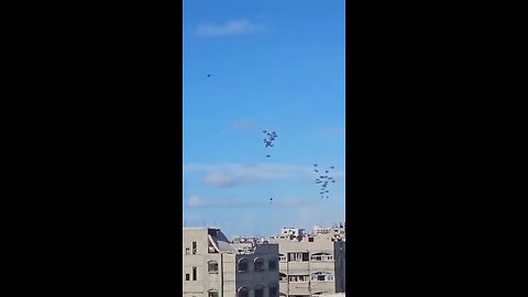 air drop on Gaza