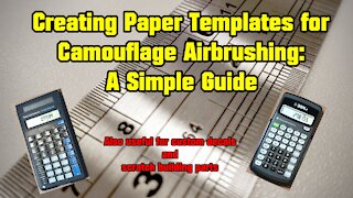 Creating Paper Templates for Camouflage Airbrushing: A Simple Guide