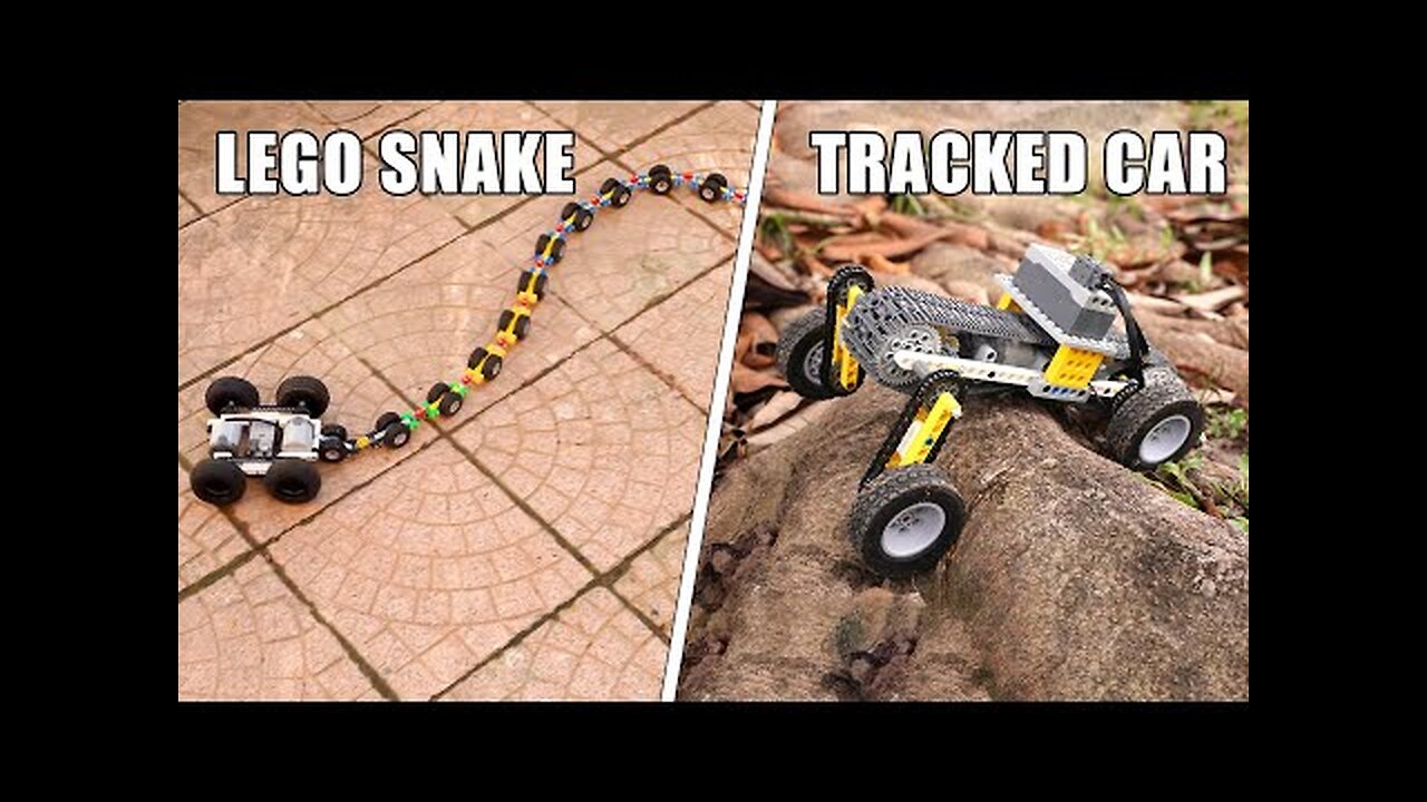 Top 10 Unique LEGO Cars: Tracked Vehicles, Snake Car & Ball Wheels Car