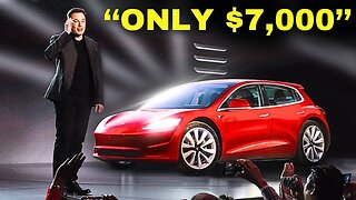 Elon Musk: "I Am Releasing Tesla's CHEAPEST Car That Will DESTROY All Competition!"