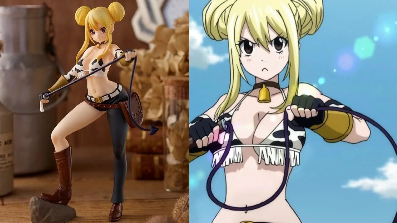 Lucy Heartfilia Taurus Form Pop Up Parade Figure Unboxing