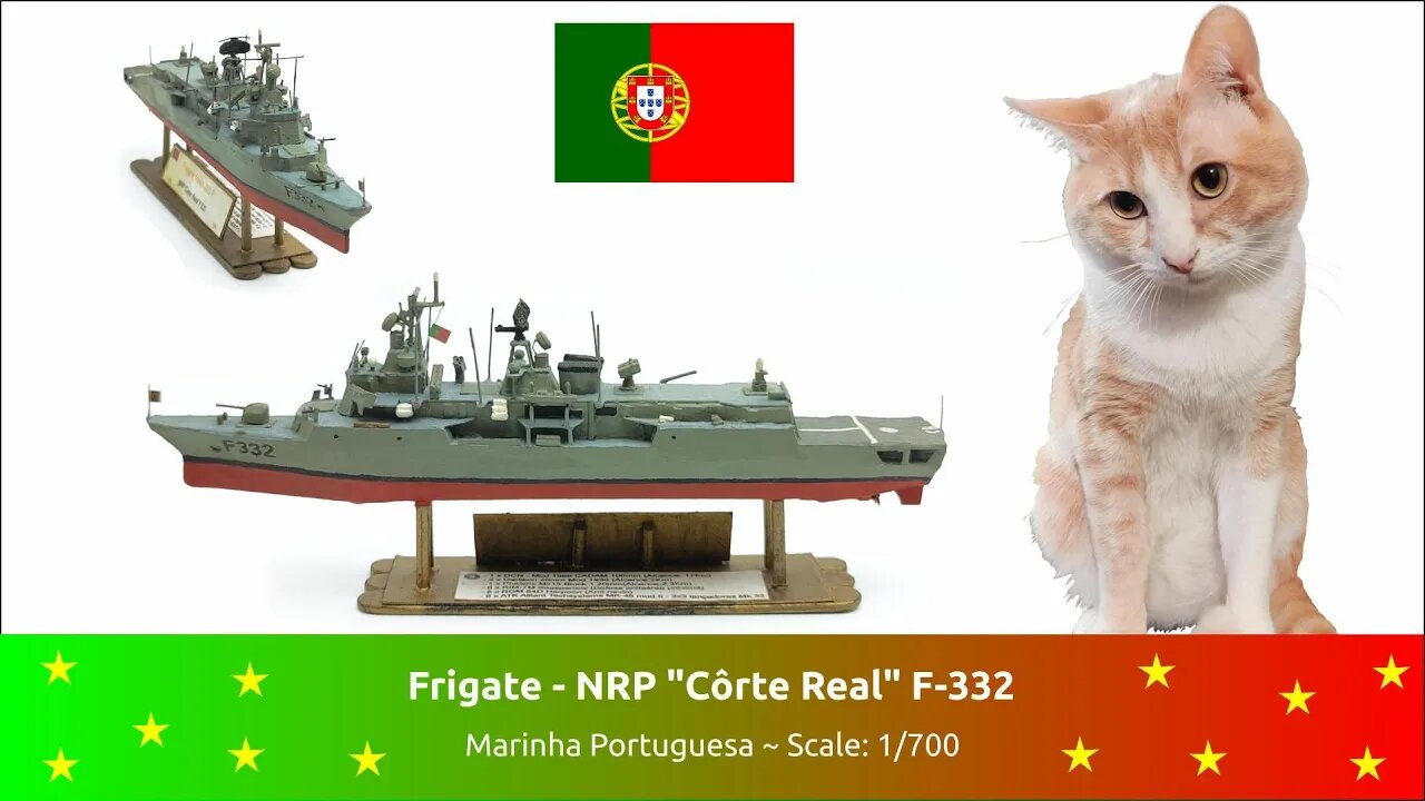 Frigate - NRP "Côrte Real" F-332 ~ Paper model