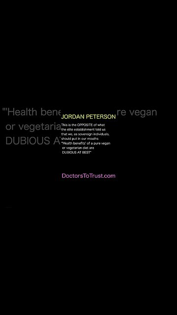 DR JORDAN B PETERSON: PURE study shows that the creators of the 'Food Pyramid' were LYING TO US