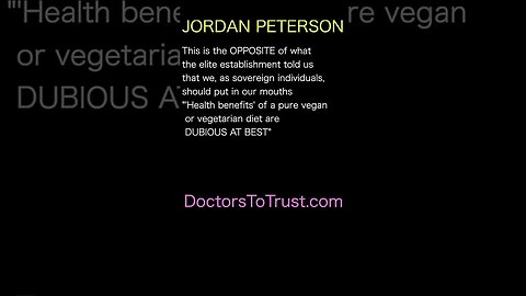 DR JORDAN B PETERSON: PURE study shows that the creators of the 'Food Pyramid' were LYING TO US