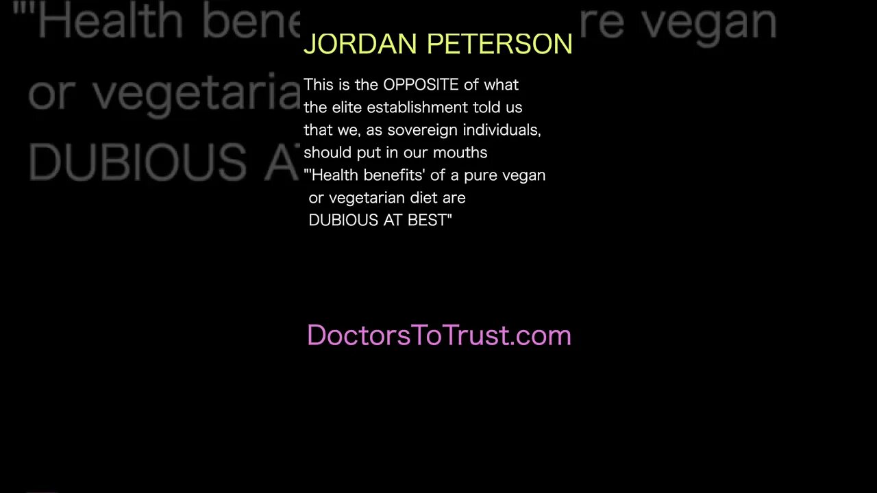 DR JORDAN B PETERSON: PURE study shows that the creators of the 'Food Pyramid' were LYING TO US