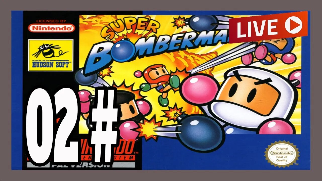 PLATINANDO: Super Bomberman (SNES) PARTE 2 AO VIVO #retroachievements #platinaretro