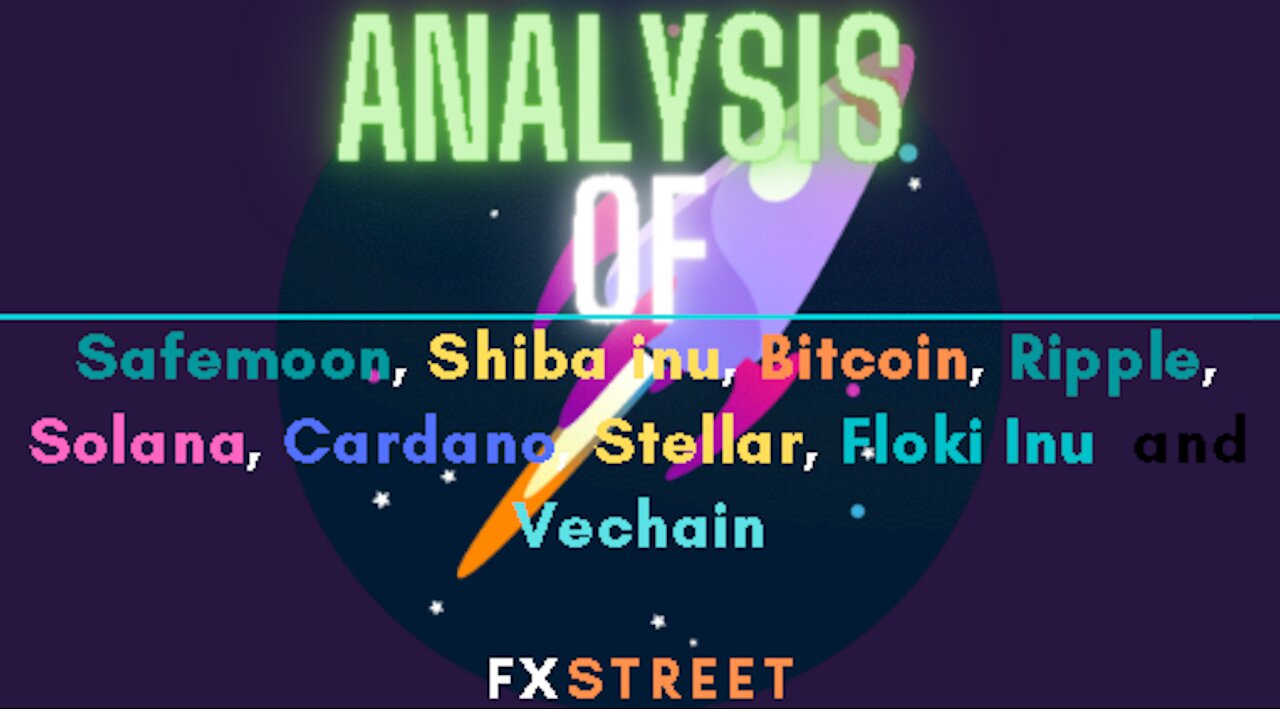 Analysis of Safemoon, Shiba inu, Bitcoin, Ripple, Solana, Cardano, Stellar, Floki Inu and Vechain