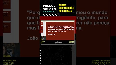 #short Minhas considerações de Natal