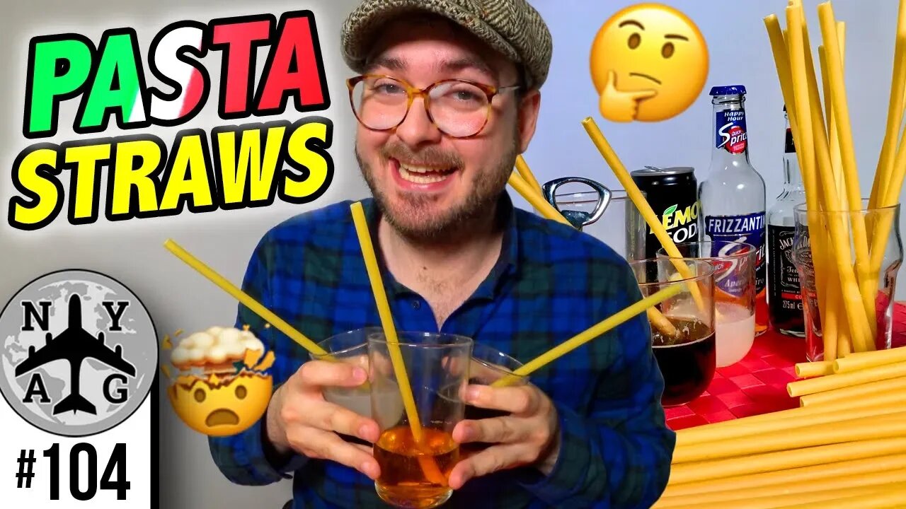 Pasta Straws In Italy - Biodegradable Straw - Non Plastic Straws