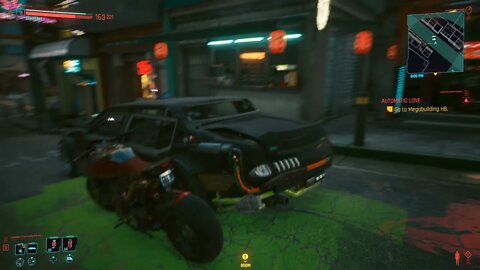 #Cyberpunk 2077 There's my bike