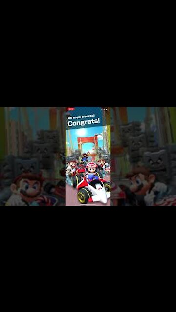 Mario Kart Tour - Cups All Cleared Animation (Mario Tour)