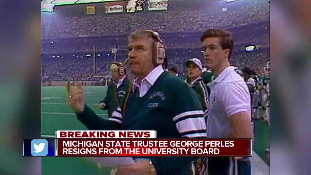 MSU Trustee George Perles resigns from board effective immediately